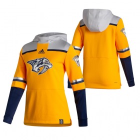 Nashville Predators Blank 2020-21 Reverse Retro Hoodie Sawyer - Mannen